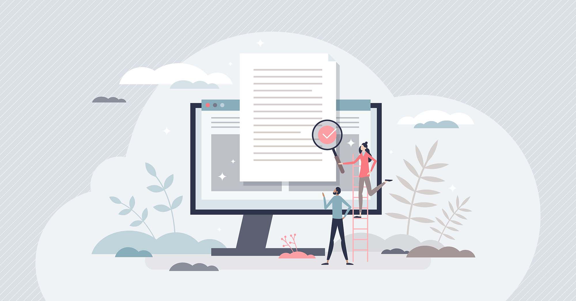 Illustration av viktiga dokument